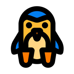 penguin doll fill color style