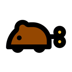 rat toy fill color style