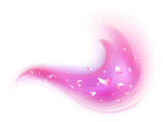 Pink Floating Petals