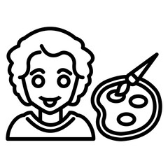 Coloring Activities Icon