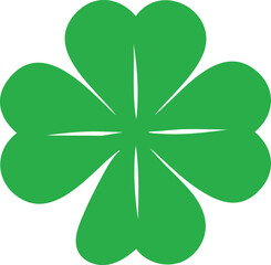 Lucky Clover Leaf Svg, Shamrock Svg Design Vector Illustration Clipart