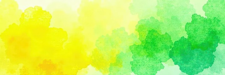 Obraz premium Abstract yellow green watercolor wash, spring texture, watercolor, art