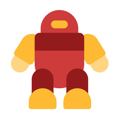 robot flat style