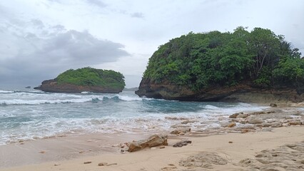 beach and rocks
