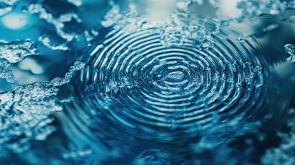 Frozen Water Ripples