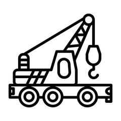 Mobile Crane Icon