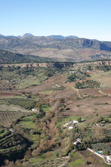 view of Ronda in spring, Andalucia, Spain