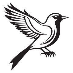 vector illustration of a bird