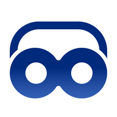 glasses gradient style