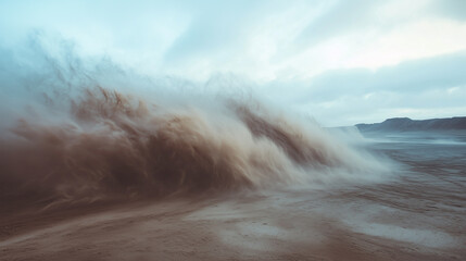Quad spinning dust clouds on dunes-4