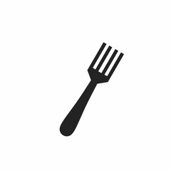 fork icon on white background,fork vector,fork silhouette  