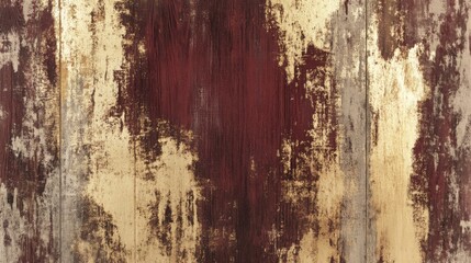 Obraz premium A refined fusion of deep rosewood and champagne gold, brushed together in a soft metallic finish