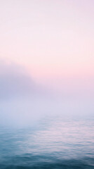 Serene Composition of Barely-Visible Floating Mists