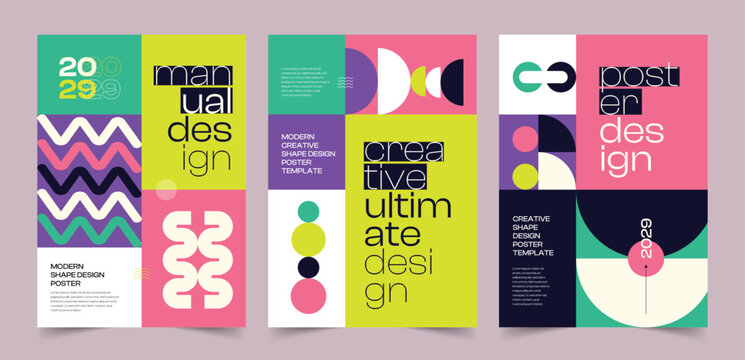 Geometric Design Posters, A modern vector background perfect for posters, flyers, banners