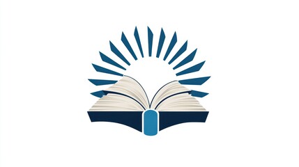 Open Book Symbol of Knowledge, Education, Learning
