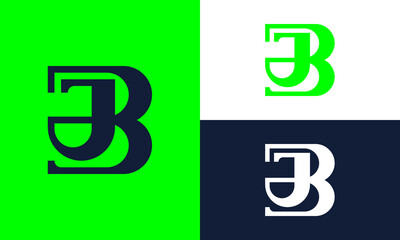 Simple JB letter logo for fashion business.