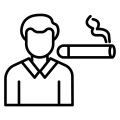 Smoking and Health Icon