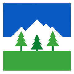 Fototapeta premium christmas tree vector illustration