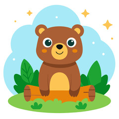 bear in the woods