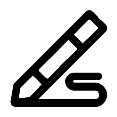 draw crayon outlined black style