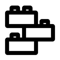 outlined black style