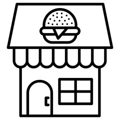 Burger Shop Icon