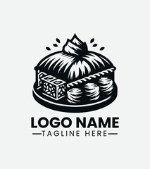 Baklava Logo Design, Middle Eastern Baklava Logo, European Baklava Logo