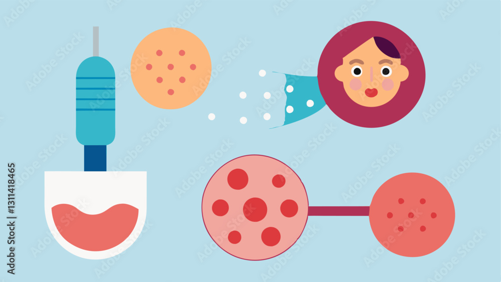 Poster these illustrations should provide a clear and informative visual understanding of how microneedling
