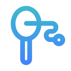 paddle ball outlined gradient style