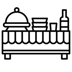 Restaurant Catering Icon