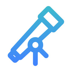 telescope outlined gradient style