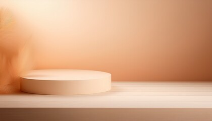 A gentle cream to soft orange gradient with softly blurred edges and diffused light patterns, creating a warm and peaceful atmosphere.
