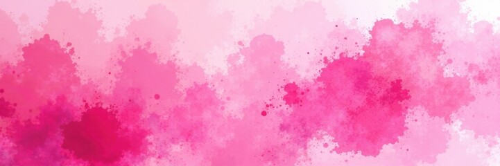 Obraz premium Abstract pink watercolor wash, grunge texture, watercolor, damaged