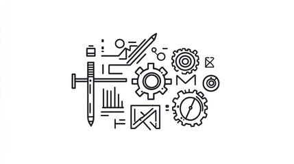 Abstract design of business tools