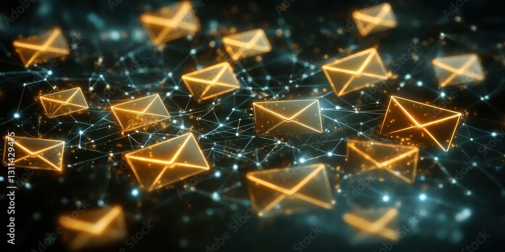 Poster streamlining email marketing automation workflows for enhanced efficiency