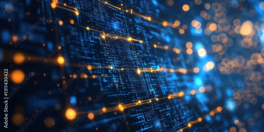 Poster analyzing network traffic technical insights on global infrastructure monitoring solutions