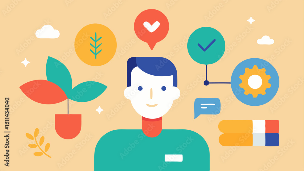 Poster These descriptions provide a conceptual basis for creating vector illustrations that embody the idea of insightful and meaningful compositions.