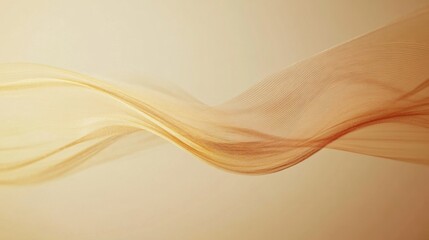 Abstract beige and gold wave background