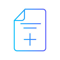 document gradient icon