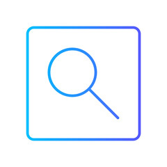 magnifying gradient icon