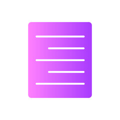 align gradient icon