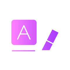 eraser gradient icon