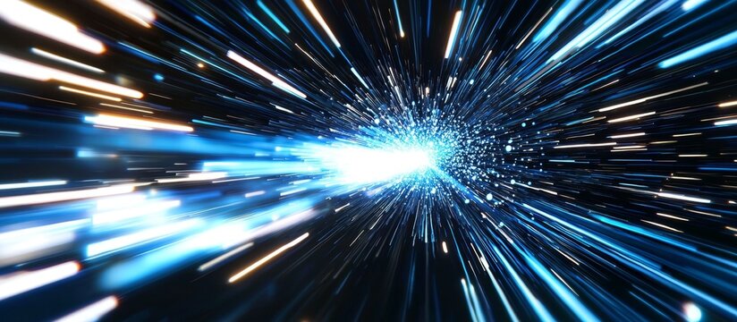 Immersive 3D Render of High-Speed Digital Internet
