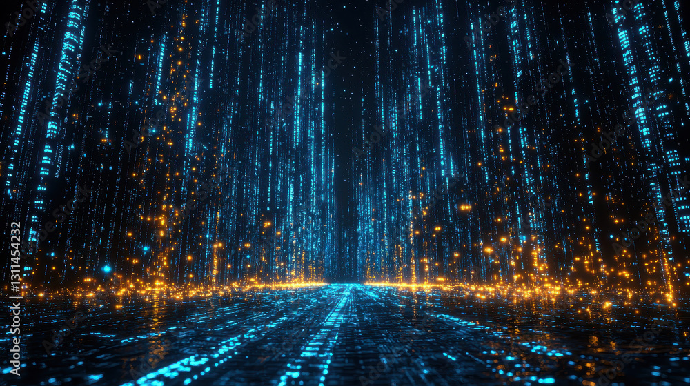 Aufkleber quantum encryption shields protect a digital network with glowing layers and beams of light