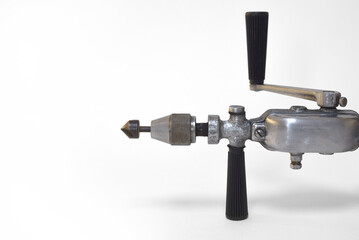 Chignole à main en acier poli