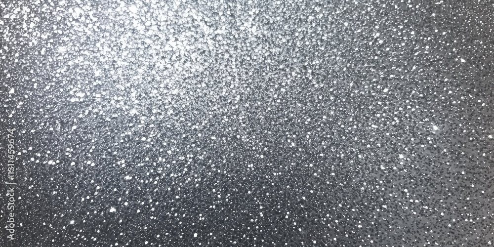 Poster create a festive atmosphere with this sparkling silver backdrop.