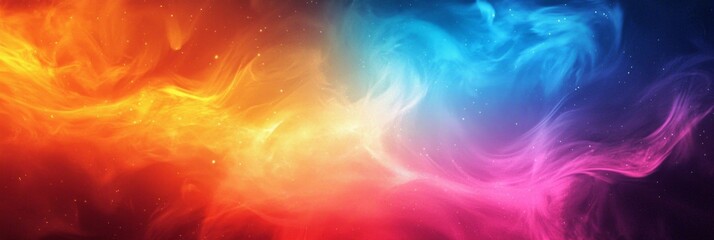 Vibrant hues blend seamlessly in a captivating gradient.