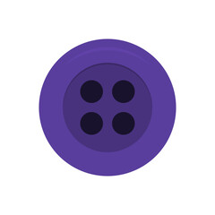 clothing buttons. purple buttons. vector illustration