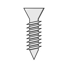 screw. fastening component. vector illustration