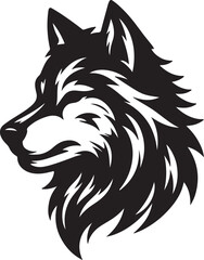 fox picture in white background